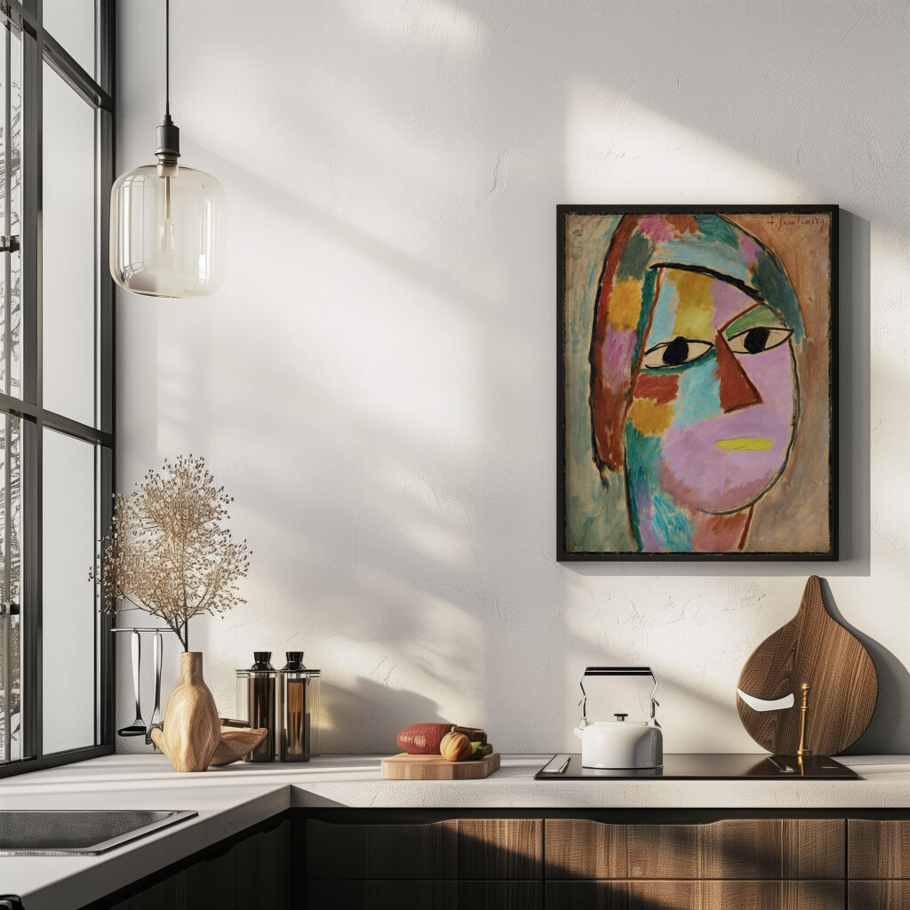 Mystical head 1917 Alexej von Jawlensky 6 mockup