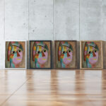 Mystical head 1917 Alexej von Jawlensky framed posters mockup