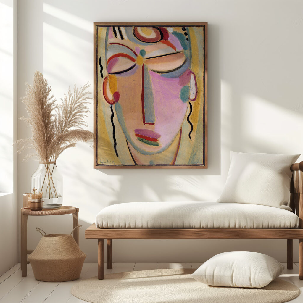 Mystical head Meditation 1918 Alexej von Jawlensky 5 mockup