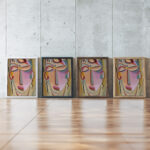 Mystical head Meditation 1918 Alexej von Jawlensky framed posters mockup