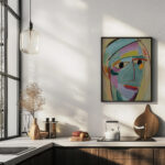Mystical head Three quarter profile 1917 Alexej von Jawlensky 6 mockup