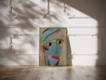 Mystical head Three quarter profile 1917 Alexej von Jawlensky video mockup