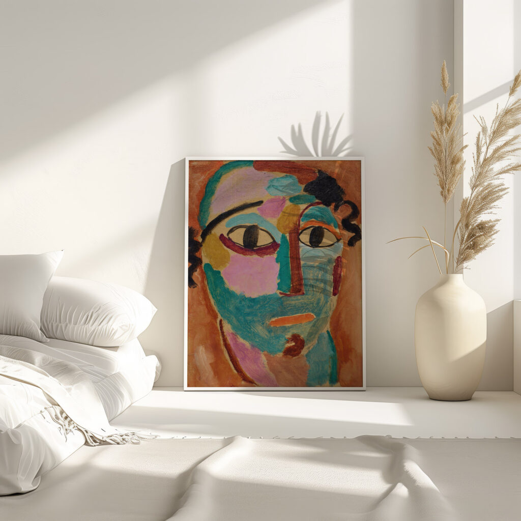 Mysticher Kopf Das Staunen 1917 Alexej von Jawlensky 4 mockup