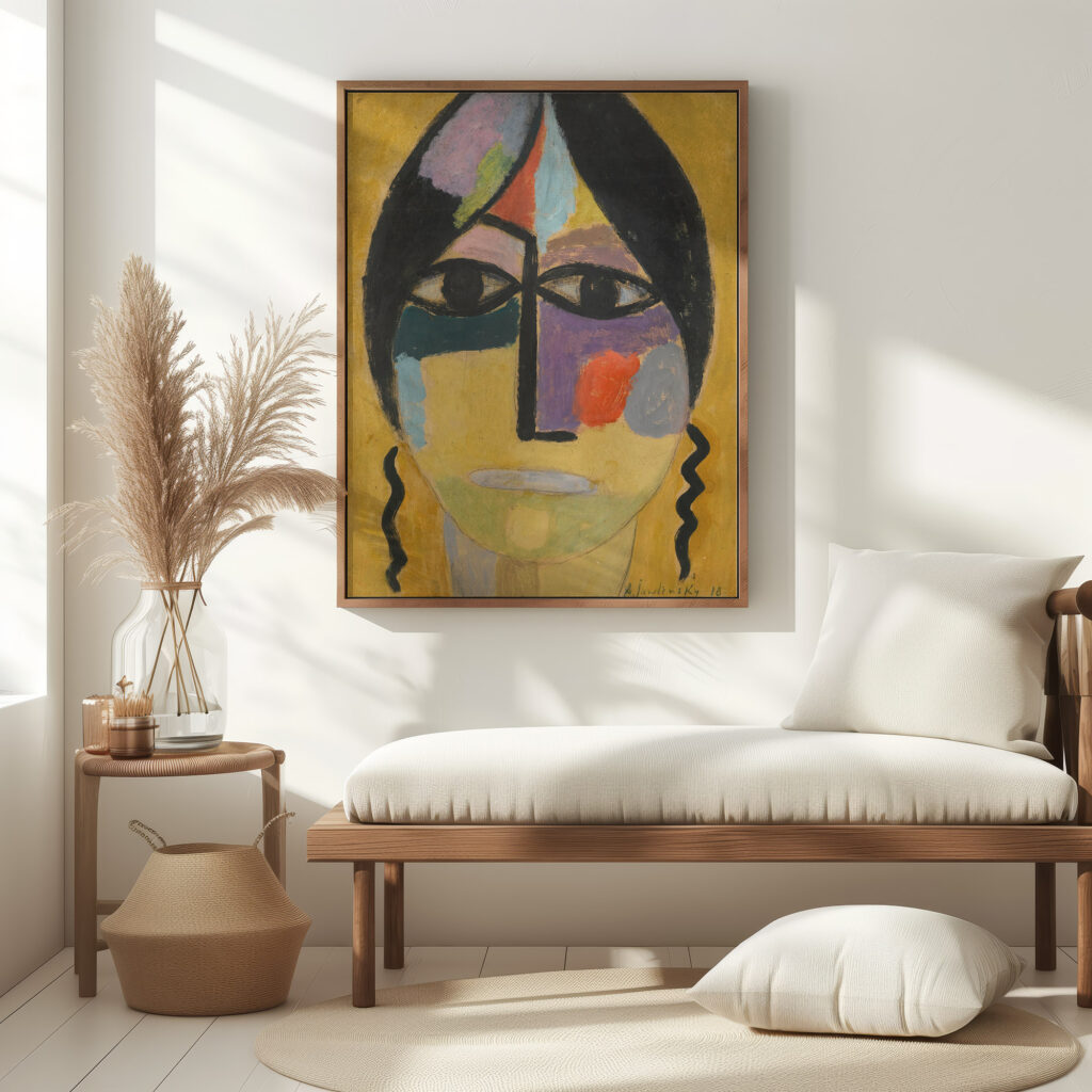 Mystischer Kopf Rabenflugel Iv Mystical Head Ravens Wing Iv 1918 Alexej von Jawlensky 5 mockup