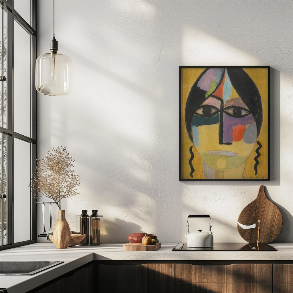 Mystischer Kopf Rabenflugel Iv Mystical Head Ravens Wing Iv 1918 Alexej von Jawlensky 6 mockup