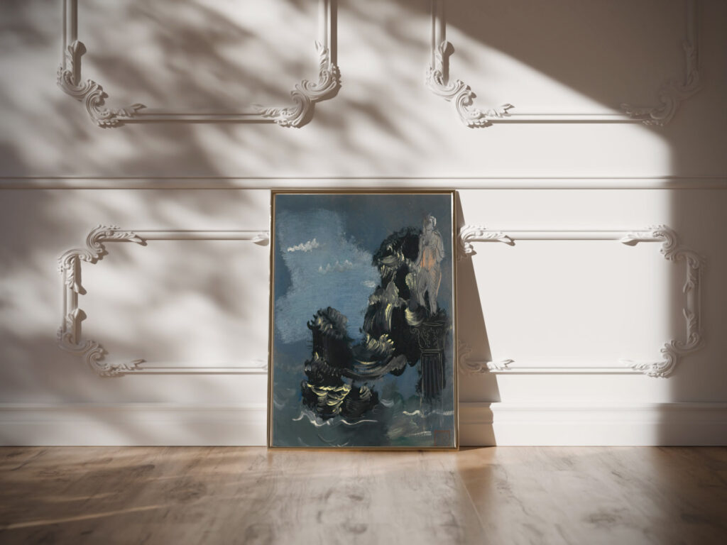 Mythological Scene Alexandre Jacovleff video mockup