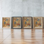 Mz X 13 1947 Kurt Schwitters framed posters mockup