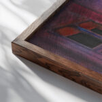 Nachtliche Angst 1942 Karl Wiener close up dark wood mockup