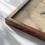 Nachtvision 1938 Karl Wiener close up dark wood mockup