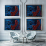 Naiade rouge 1926 30 Raoul Dufy framed posters mockup