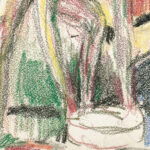 Naken mann vasker fottene Ca. 1925 Edvard Munch 8 mockup