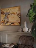 Nana Visiting her Friend Satin 1915 Charles Demuth video mockup