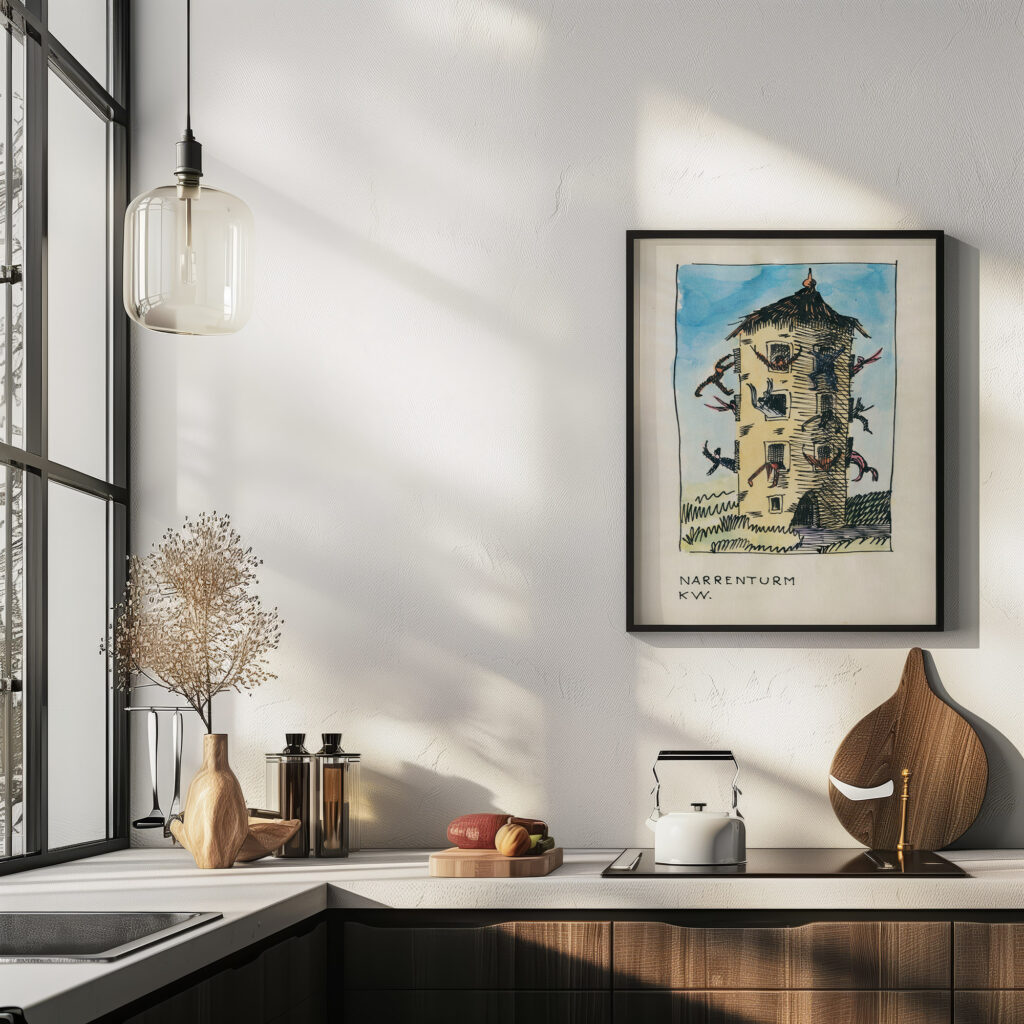 Narrenturm around 1921 Karl Wiener 6 mockup