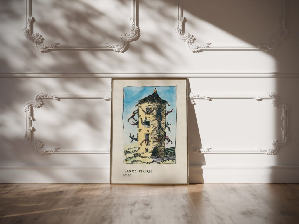 Narrenturm around 1921 Karl Wiener video mockup