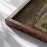 Naturaleza muerta 1947 Joaquin Torres Garcia close up dark wood mockup