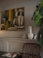 Naturaleza muerta con peine y jarra 1924 Joaquin Torres Garcia video mockup