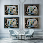 Nature Morte 1926 Georges Valmier framed posters mockup