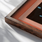 Nature Morte A La Grande Ourse 1926 Louis Marcoussis close up dark wood mockup