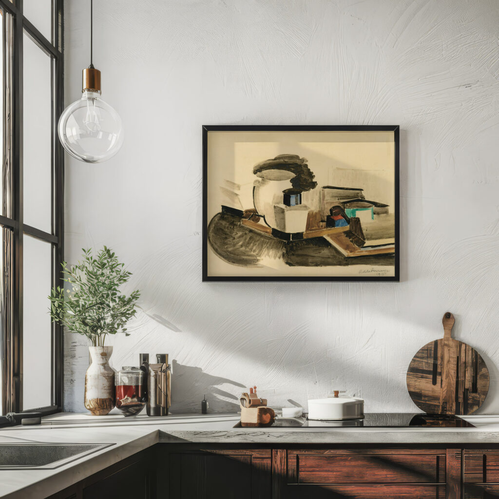 Nature Morte A La Pipe 1913 Roger de La Fresnaye 6 mockup