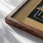 Nature Morte Au Compotier 1918 Juan Gris close up dark wood mockup