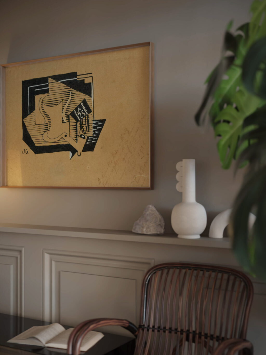 Nature Morte Au Compotier 1918 Juan Gris video mockup