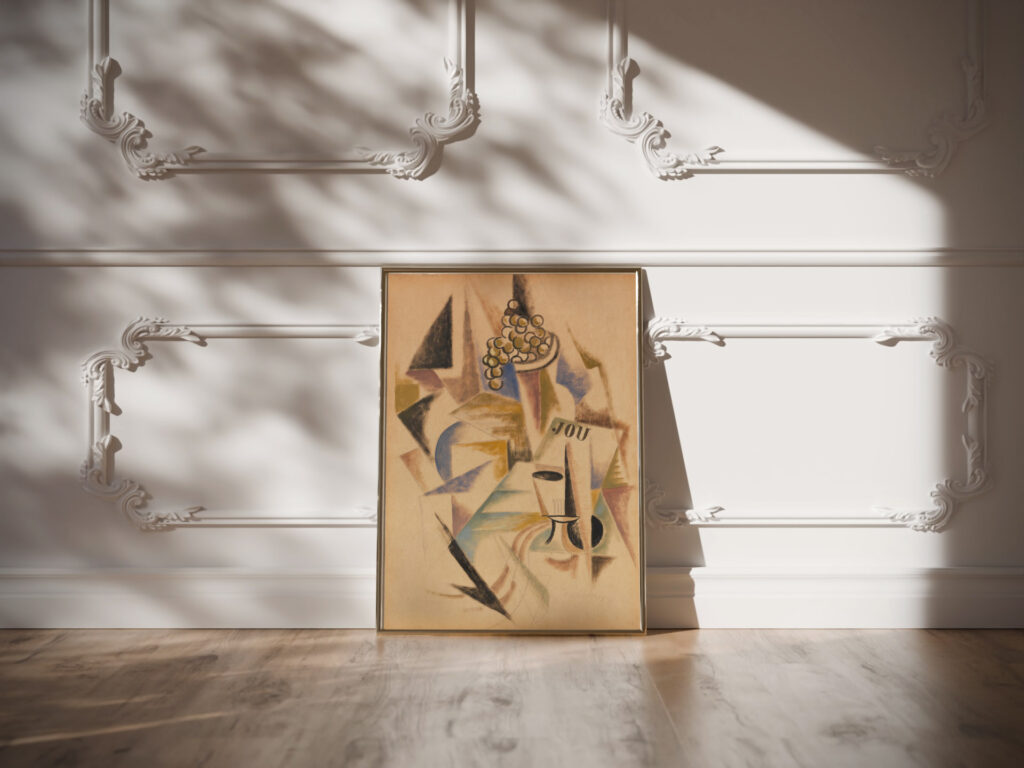 Nature Morte Aux Fruits 1920 Louis Marcoussis video mockup