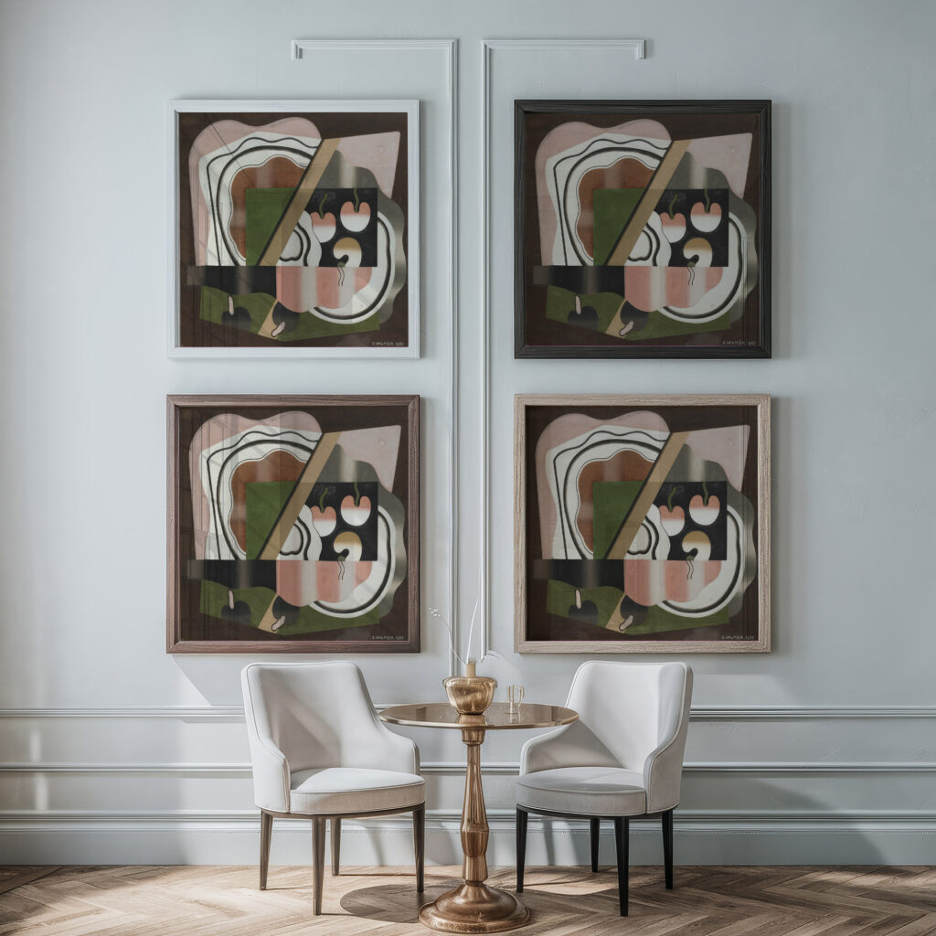 Nature Morte Aux Fruits 1929 Georges Valmier 1 framed posters mockup