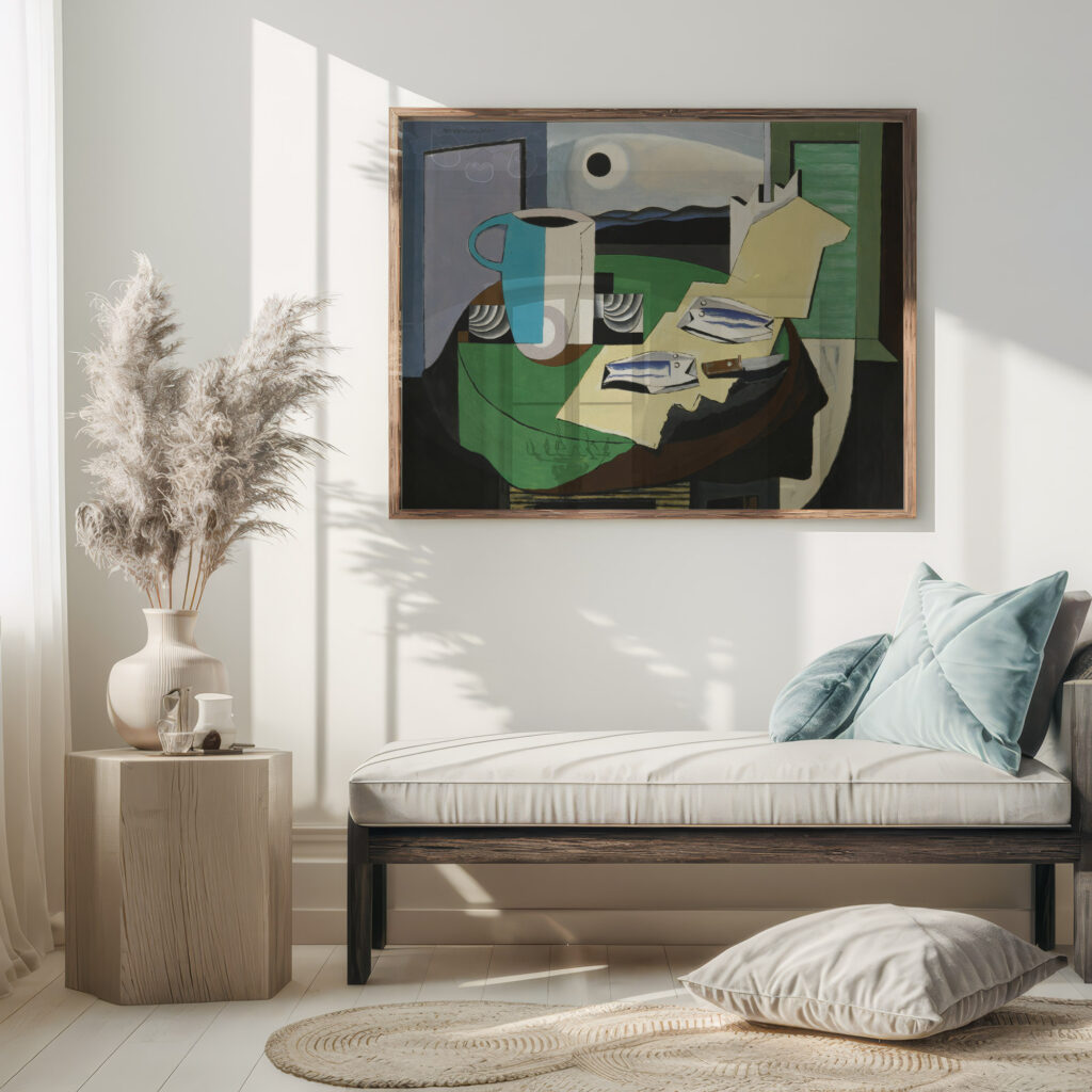 Nature Morte Aux Poissons Or Hyeres Ii circa 1928 Louis Marcoussis 5 mockup