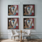 Nature Morte circa 1925 1930 Georges Valmier framed posters mockup