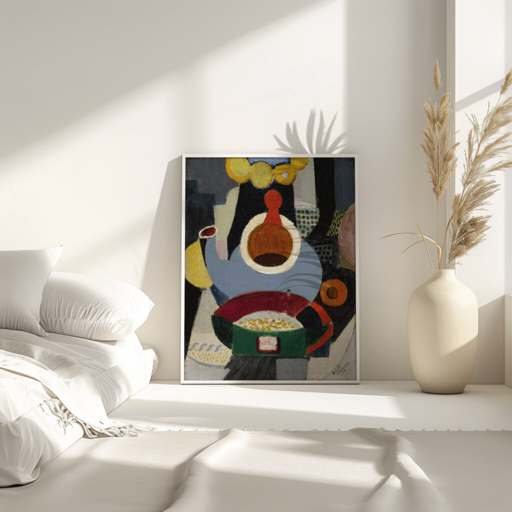 Nature morte a la theiere 1916 Angel Zarraga 4 mockup