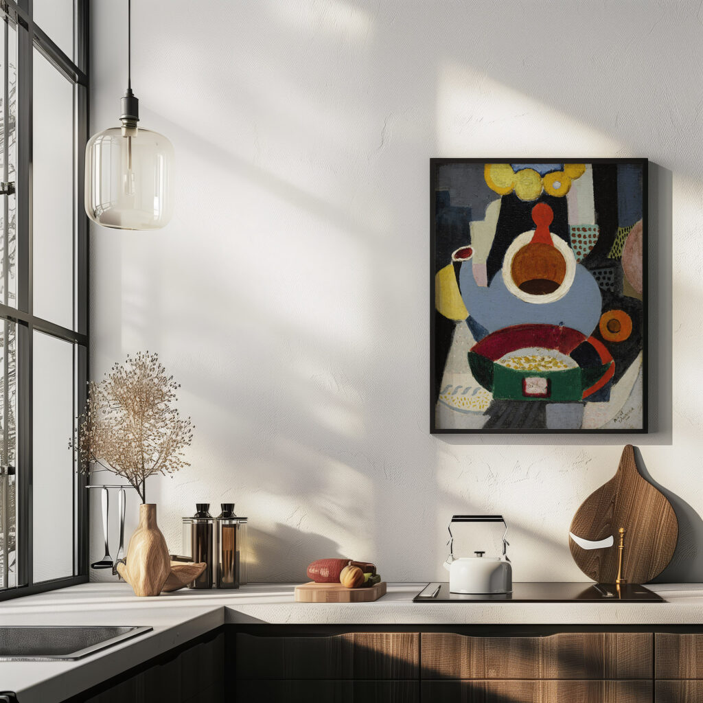 Nature morte a la theiere 1916 Angel Zarraga 6 mockup