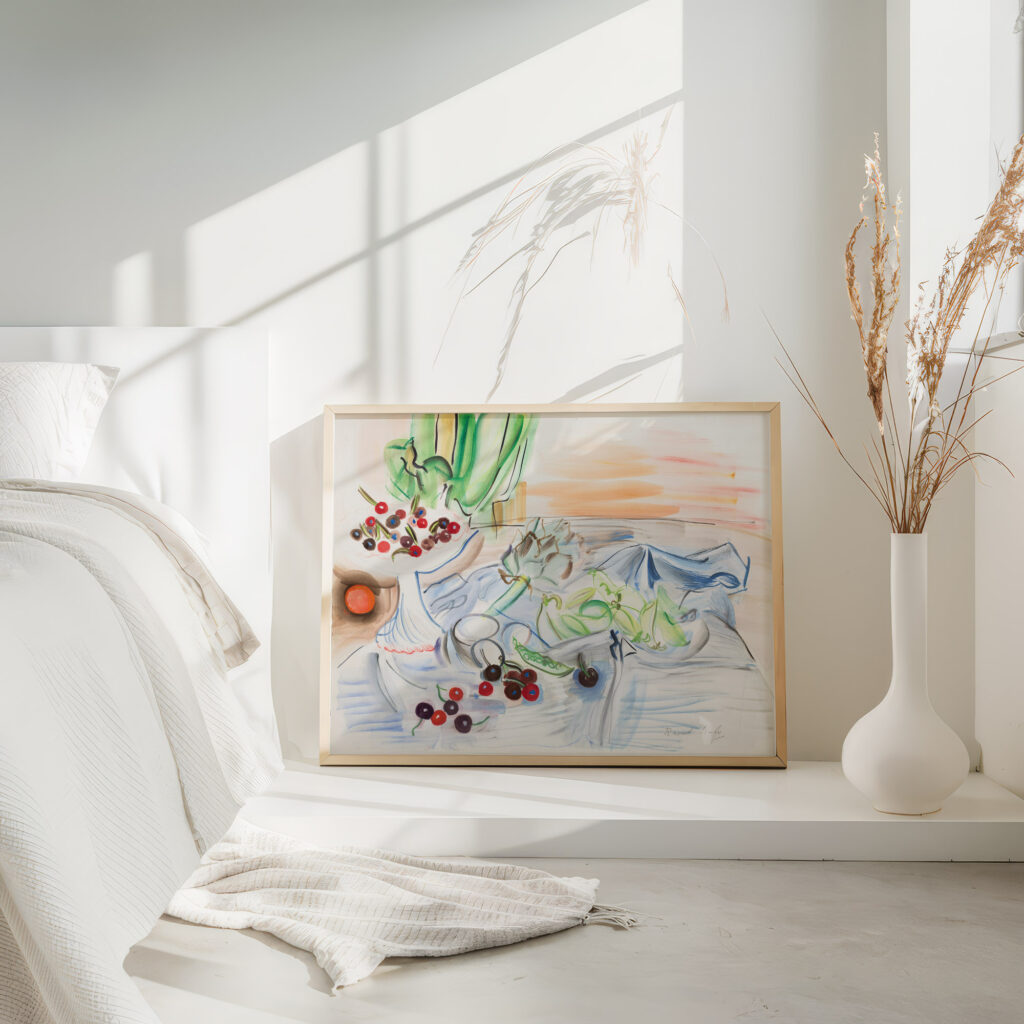 Nature morte a lartichaut Raoul Dufy 4 mockup