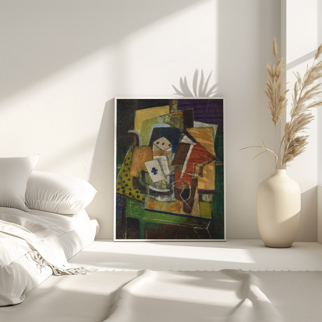 Nature morte a las de trefle 1912 16 Louis Marcoussis 4 mockup