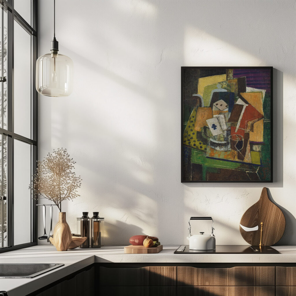 Nature morte a las de trefle 1912 16 Louis Marcoussis 6 mockup