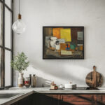 Nature morte au carre jaune 1913 Roger de La Fresnaye 6 mockup