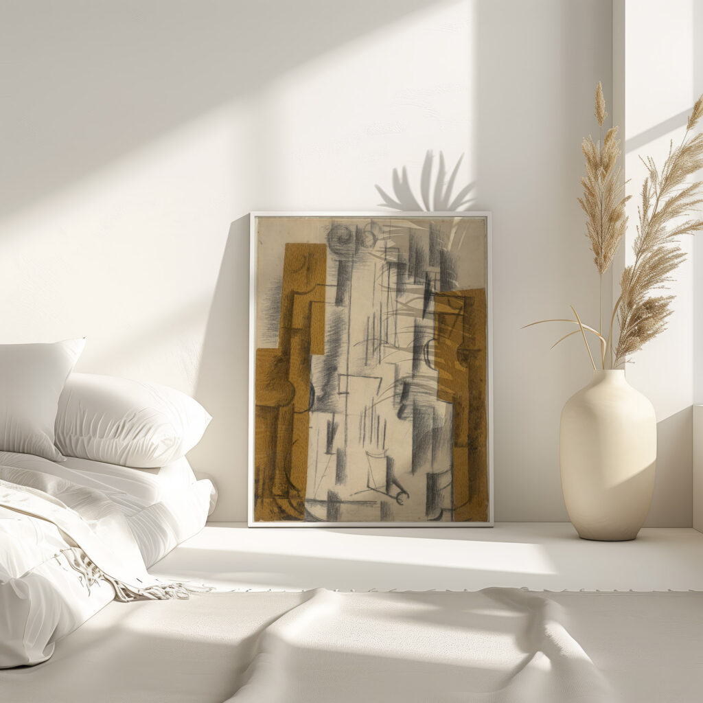 Nature morte au violon Still Life with a Violin 1912 Georges Braque 4 mockup