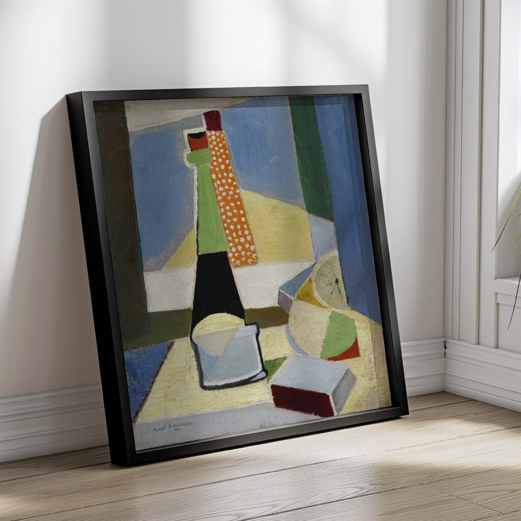 Nature morte aux bouteilles circa 1916 Angel Zarraga 4 mockup