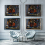 Nature morte aux jouets 1911 12 Georges Valmier framed posters mockup