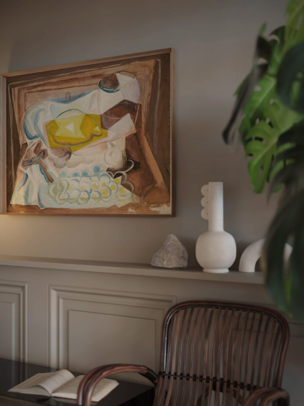 Nature morte circa 1926 Juan Gris video mockup