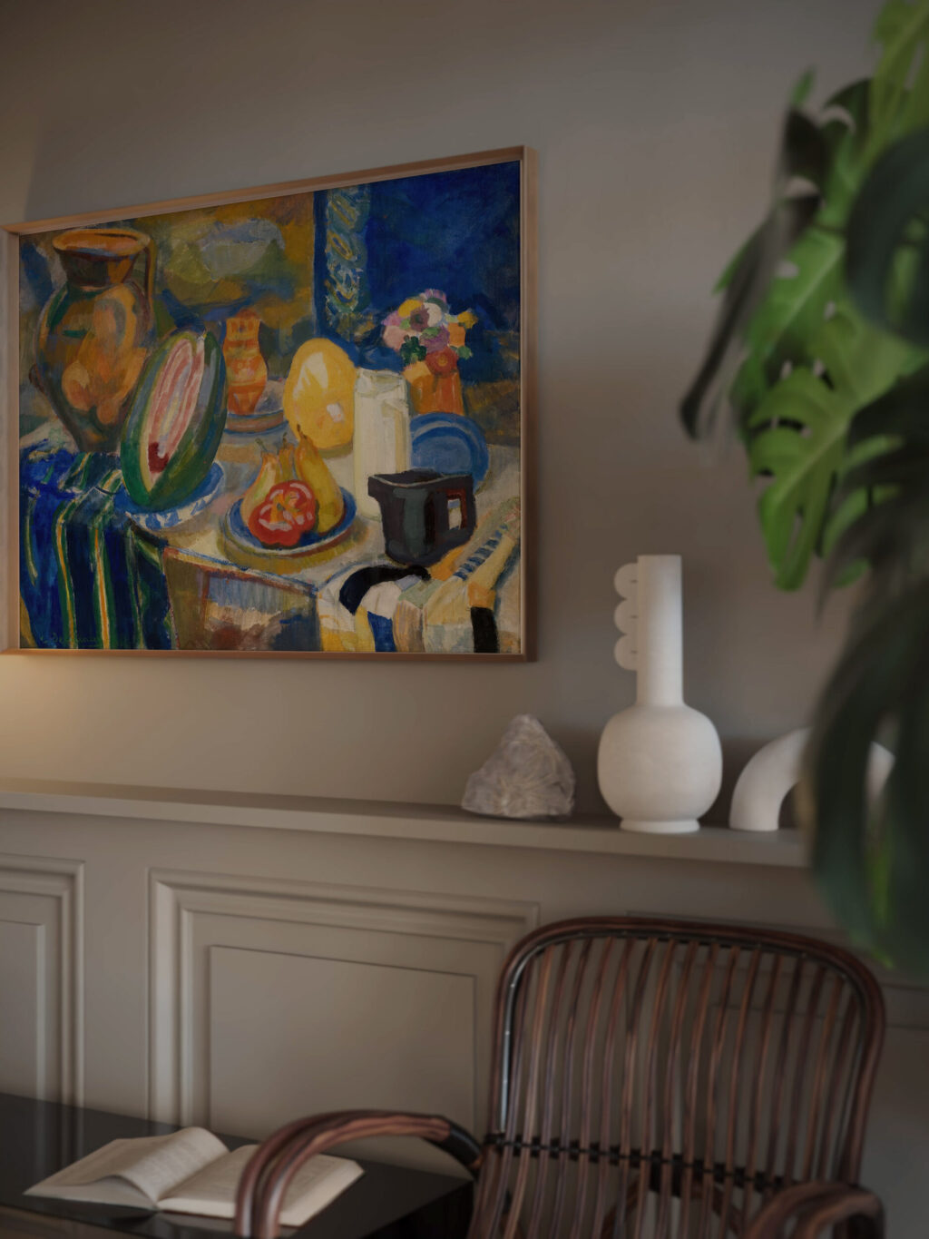 Nature morte portugaise 1915 Robert Delaunay video mockup