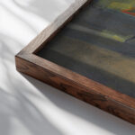 Nature morte sur une table 1911 1912 Georges Valmier close up dark wood mockup