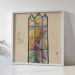 Navrh na sklenene okno 1940–1944 Jan Novak 5 mockup