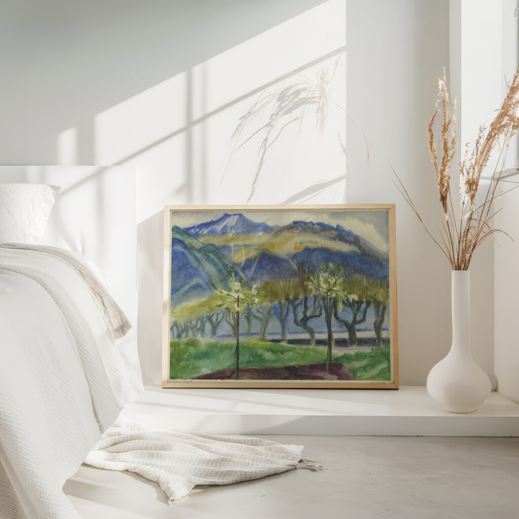 Near Clarens on Lake Geneva 1924 Ernst Lincker 4 mockup