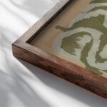 Nenuphars 1894 Paul Ranson close up dark wood mockup