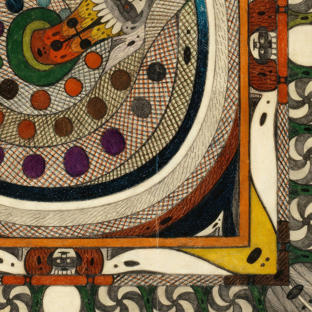 NetzSchlange vom WiliWaldSkt. AdolfThurmHoofRingUhrwald in Amerika 1921 Adolf Wolfli 8 mockup