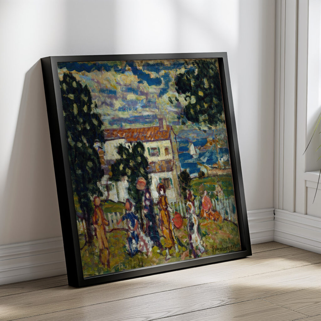 New England Village Maurice Prendergast 4 mockup