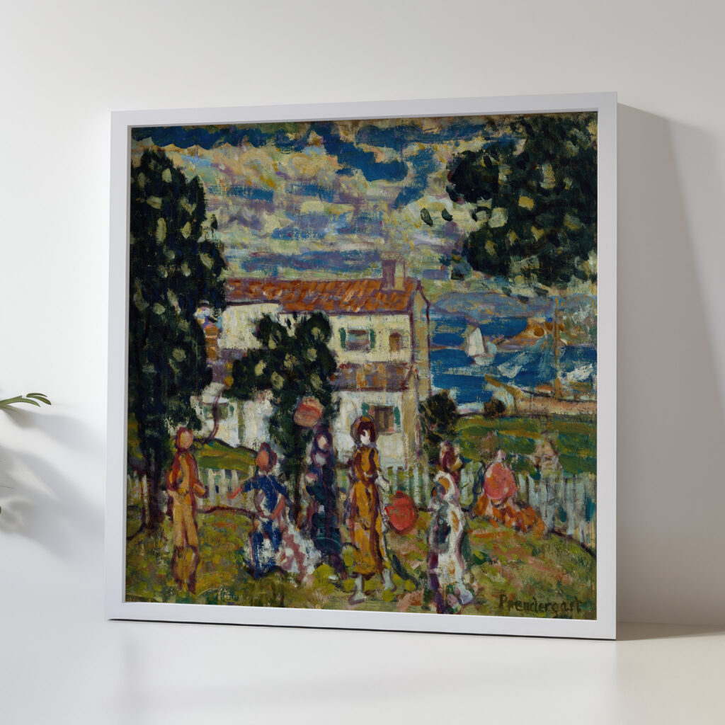 New England Village Maurice Prendergast 5 mockup