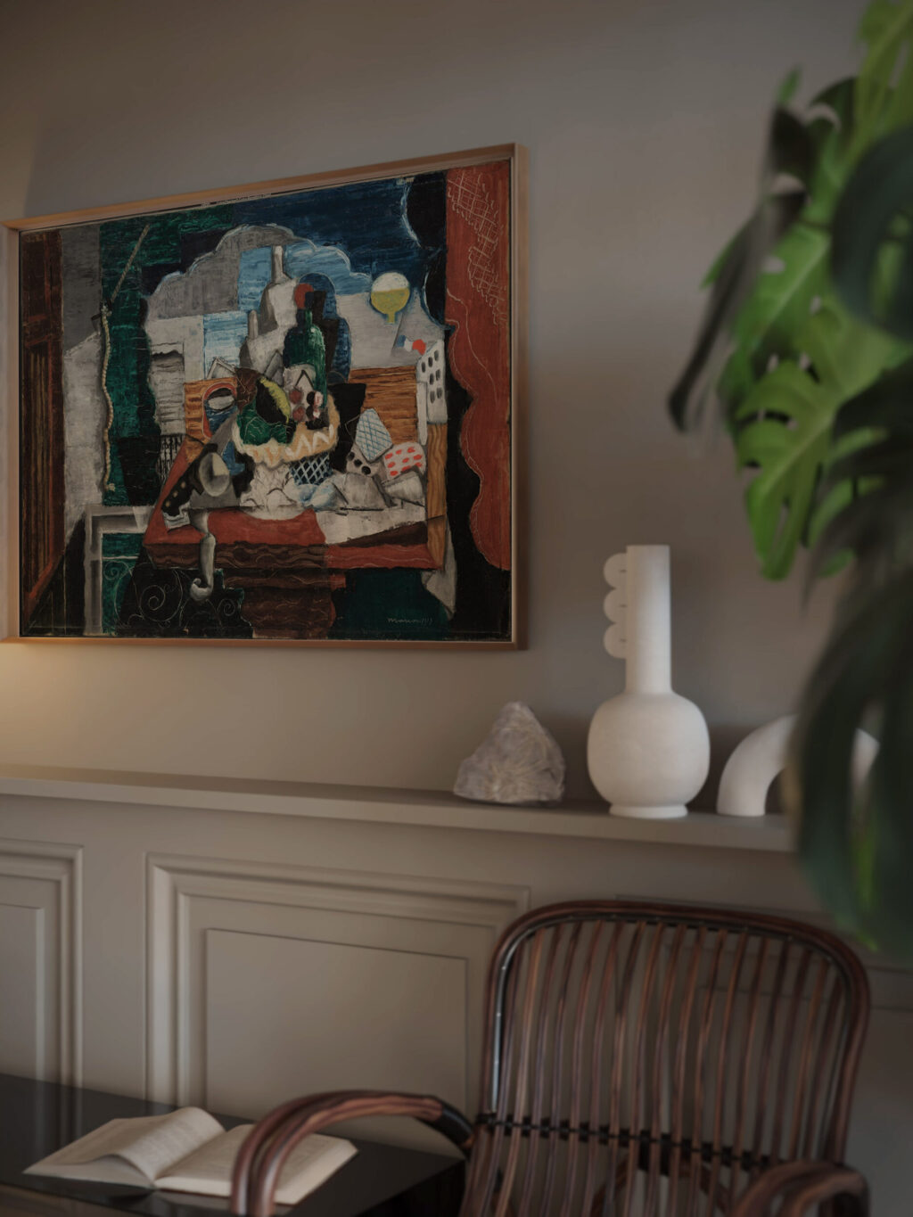 Night Cafe c. 1923 Louis Marcoussis video mockup