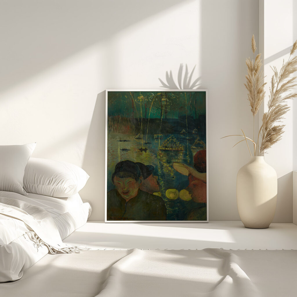 Night Festival 1888 Emile Bernard 4 mockup