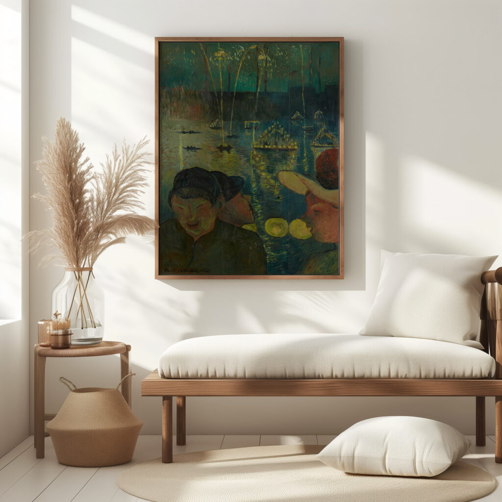 Night Festival 1888 Emile Bernard 5 mockup